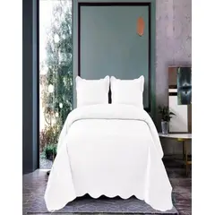 GENERICO - Cubrecama Quilt 2 Plaza Primera Verano Unicolor Q02