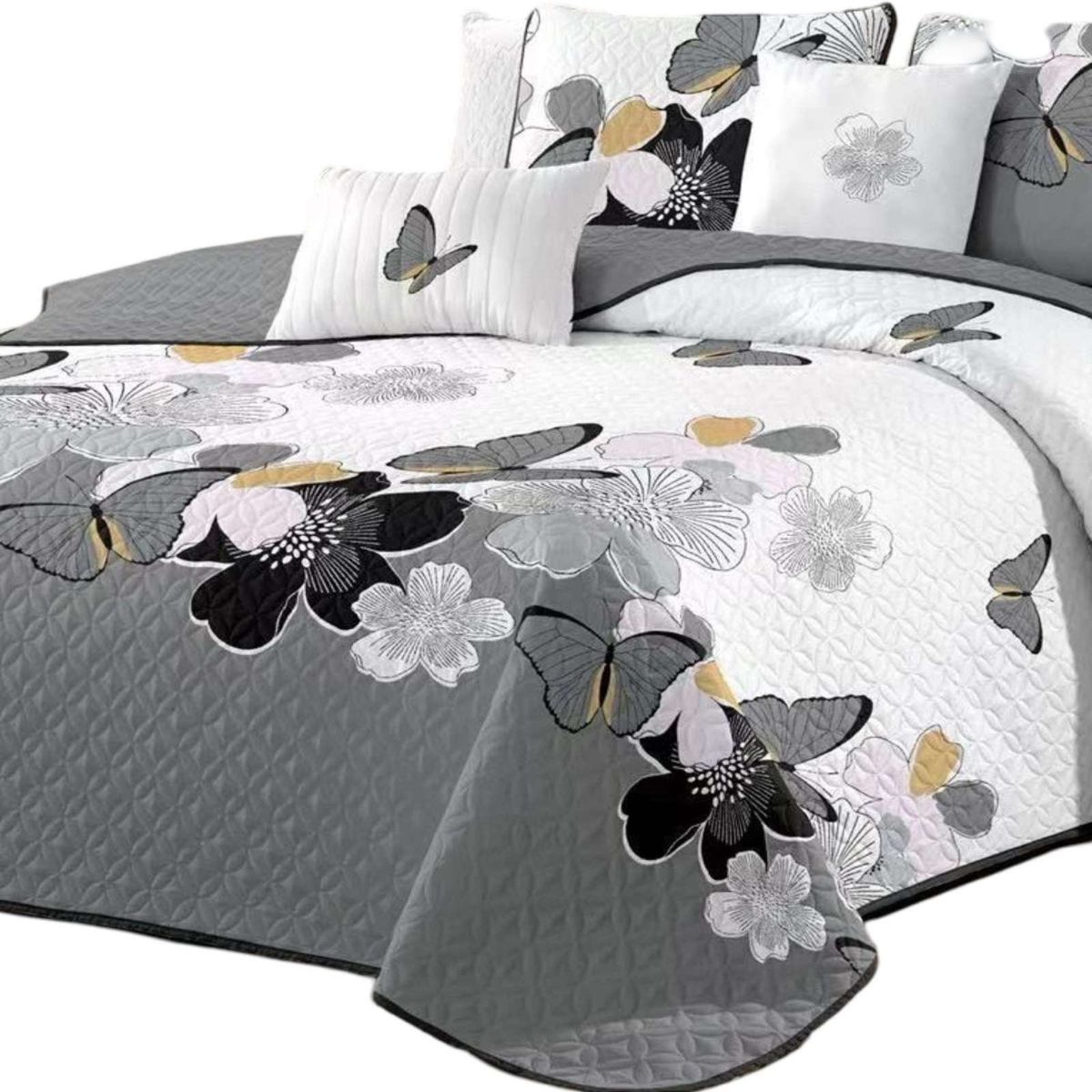 GENERICO - CUBRECAMA QUILT DE VERANO CON DISEÑO 2 PLAZAS