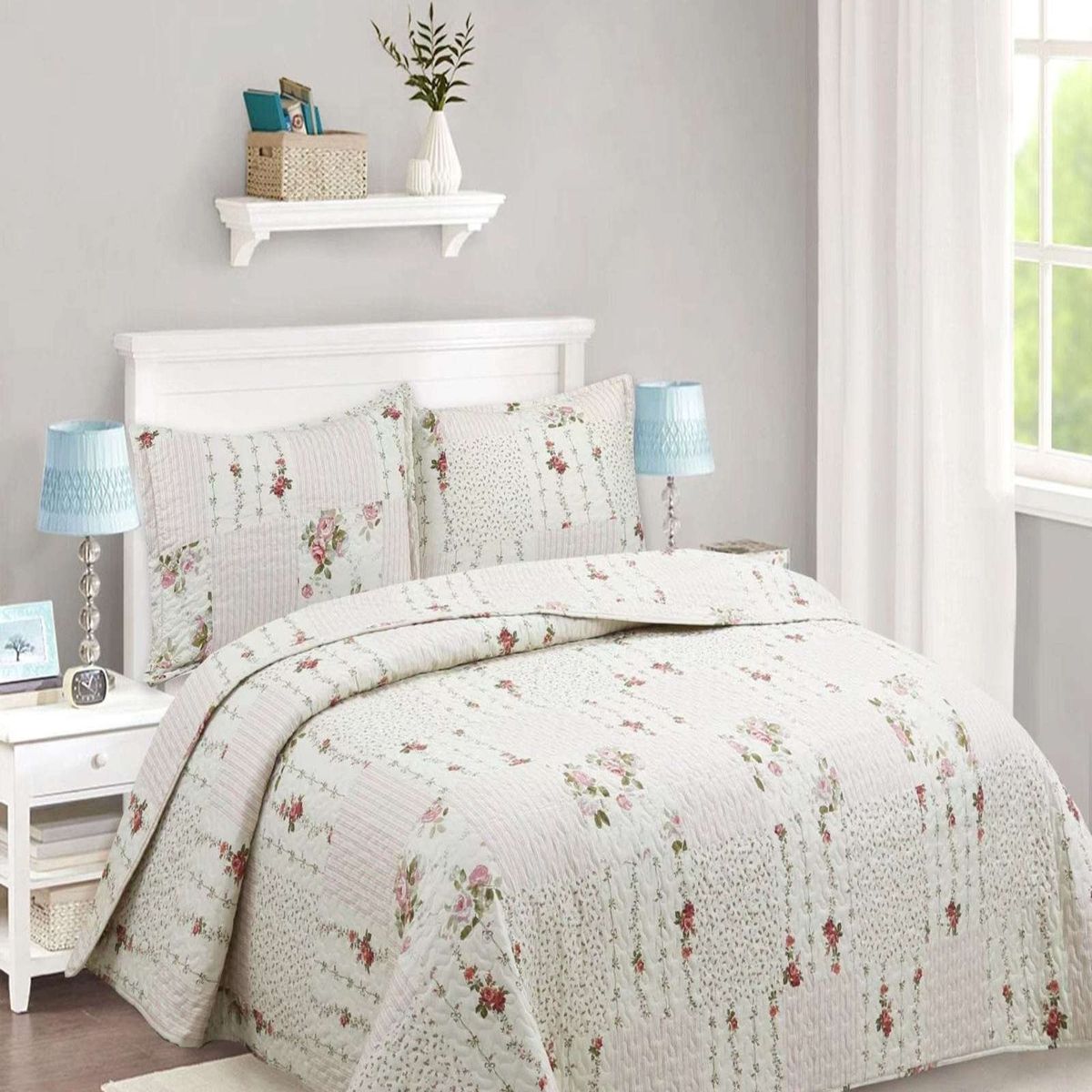 GENERICO - Cubrecama de verano king-superking material quilt