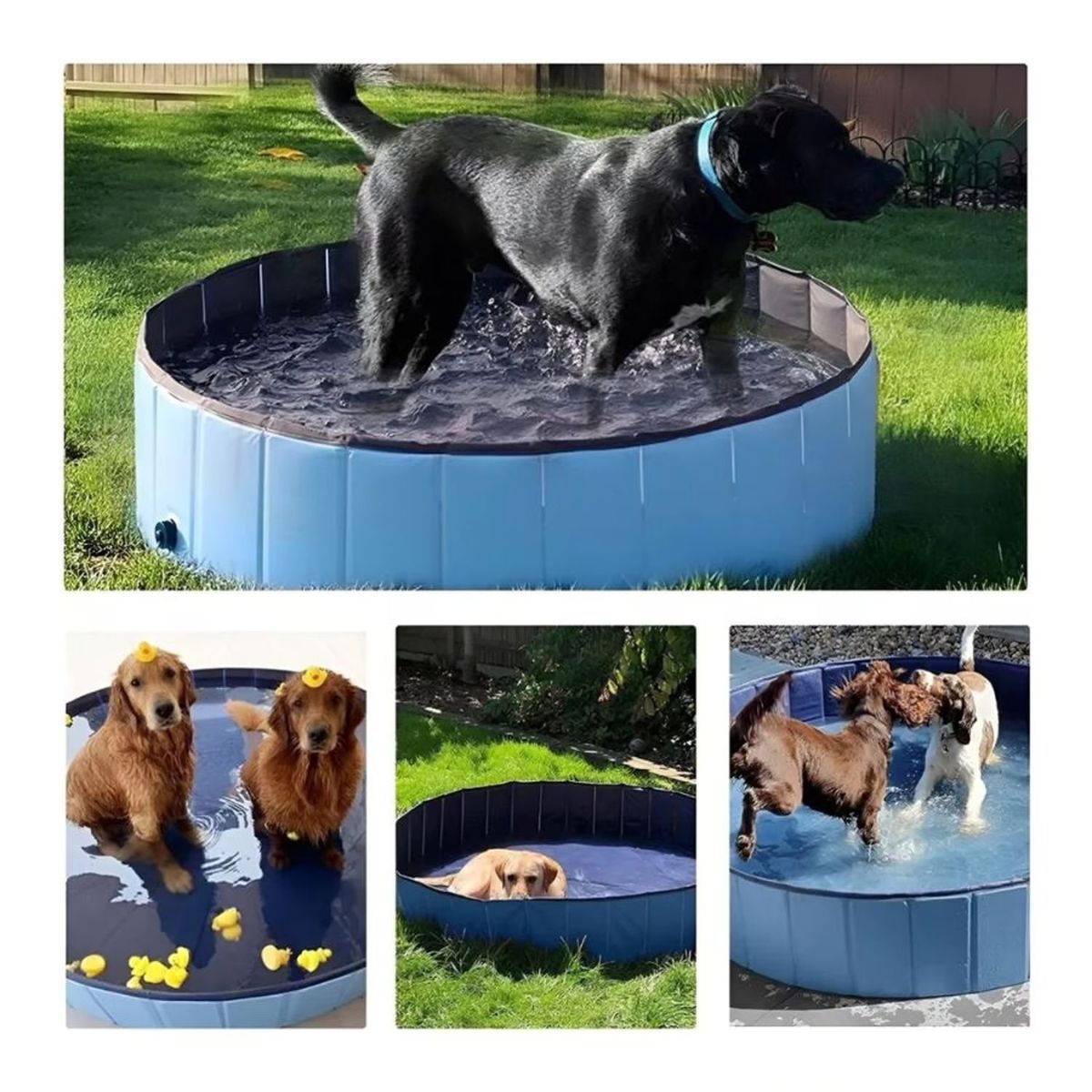 GENERICO - Piscina Plegable Para Mascotas 80x20cm