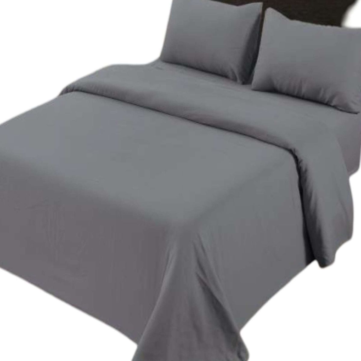 GENERICO - SABANAS 2OO HILOS 2 PLAZAS GRIS