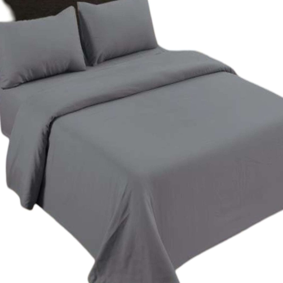GENERICO - SABANAS 2OO HILOS 2 PLAZAS GRIS