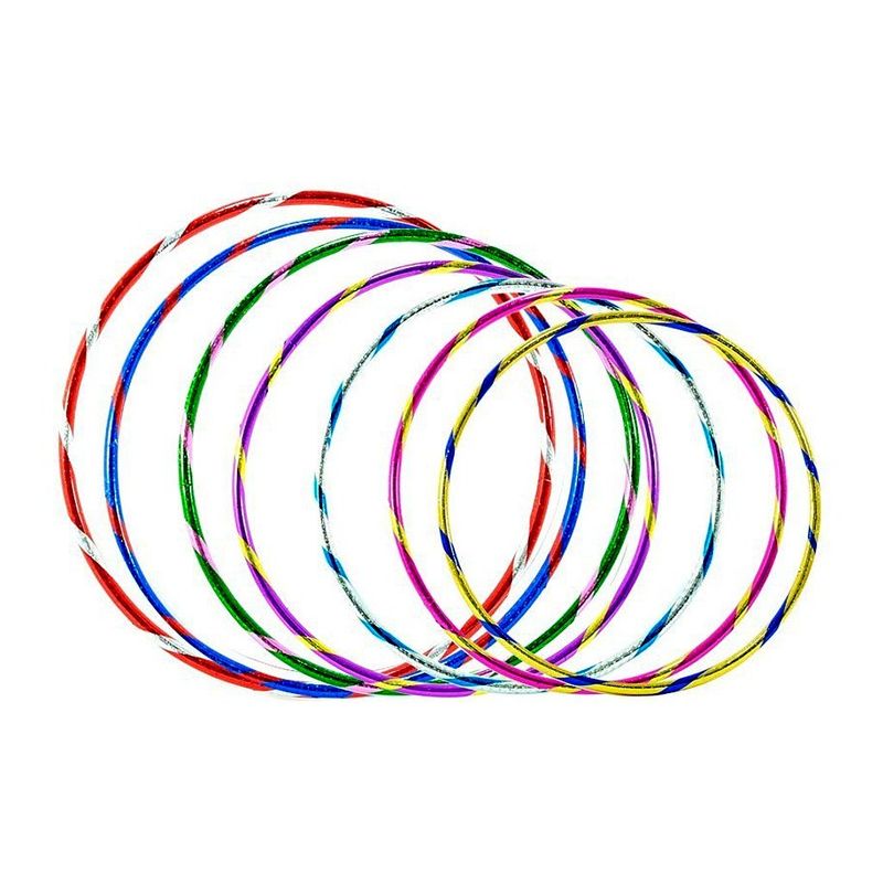 GENERICO - Aro hula hula Hoop Colores 45cm diámetro 15mm - Pack x10