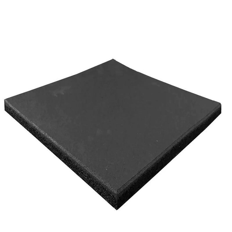GENERICO - Palmeta caucho 50x50cm x 25mm - Unidad Piso Gimnasio