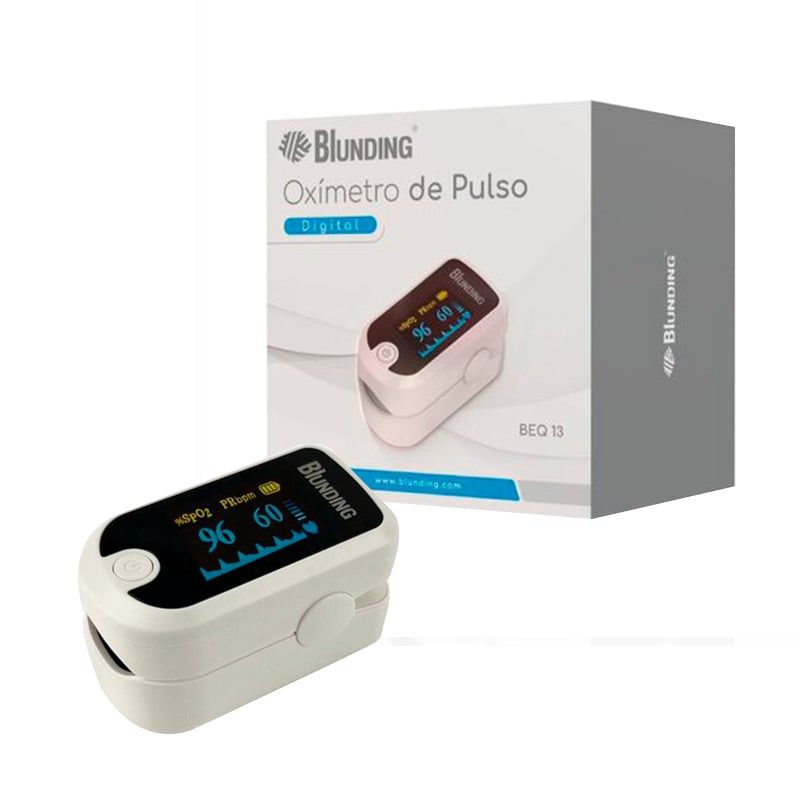 GENERICO - Oximetro de Pulso Dedo Adulto - Marca Blunding