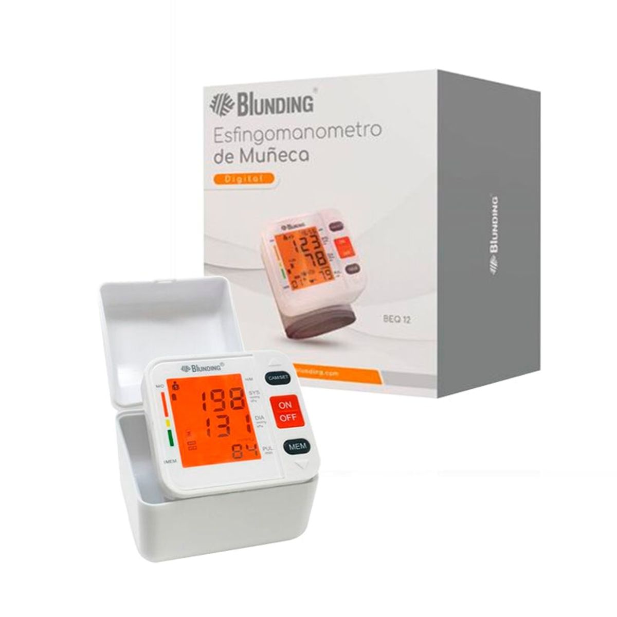 GENERICO - Esfingomanómetro Digital muñeca Marca Blunding -Toma Presión