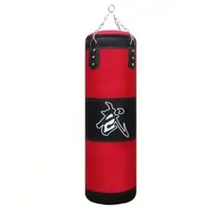 GENERICO - Saco de Boxeo con cadena PRO 120cm con relleno 30KG