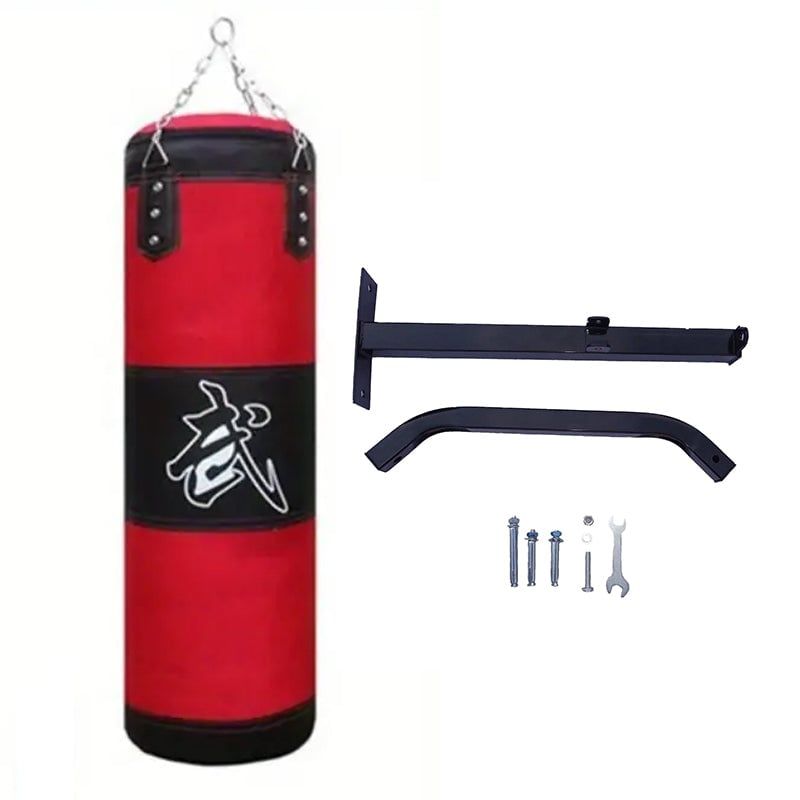GENERICO - Pack Soporte a pared + Saco de Boxeo PRO 120cm relleno 30KG