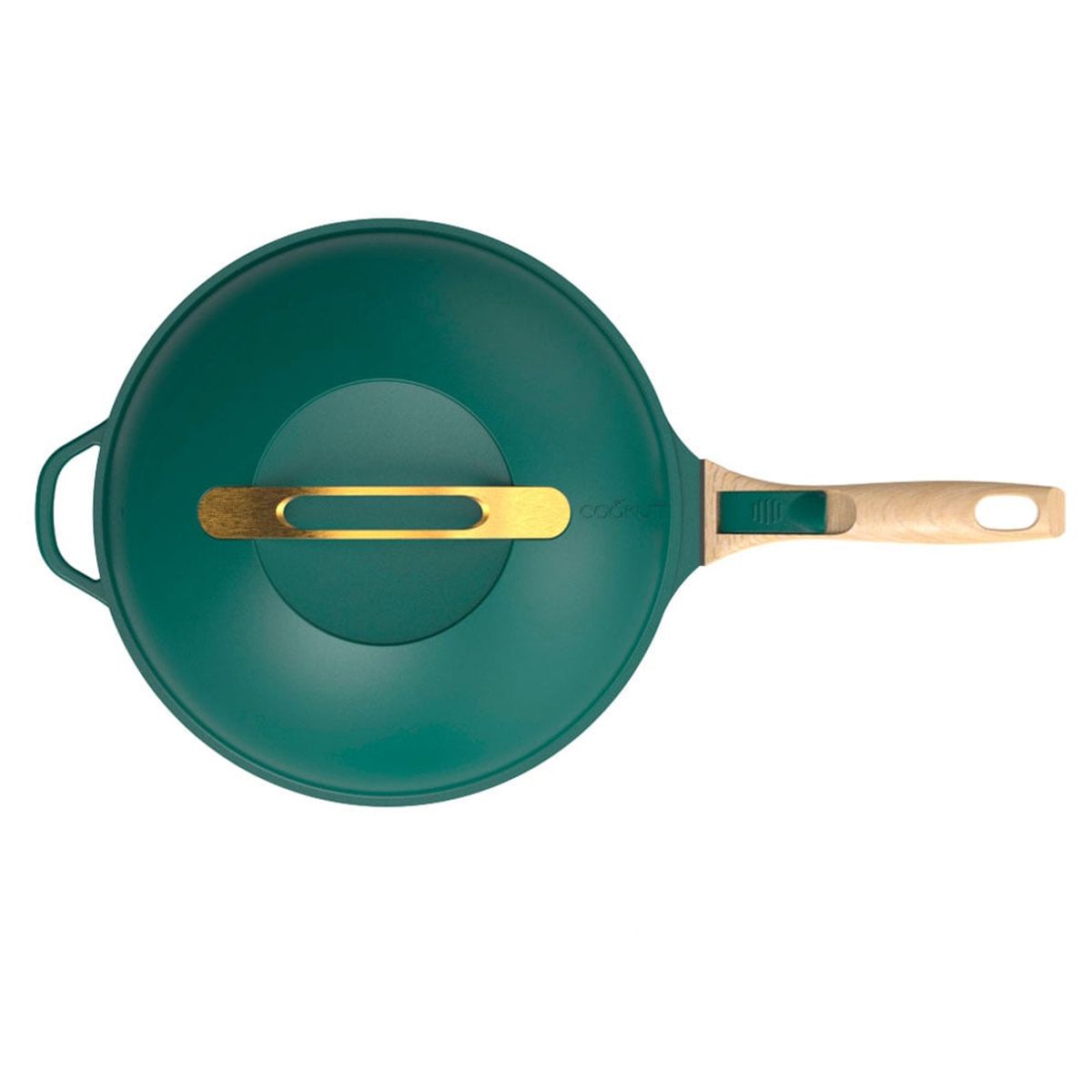 COOKUT - Olla Multiuso Francesa Cookut La Fabulosa 8 En 1 Verde 5 Pz