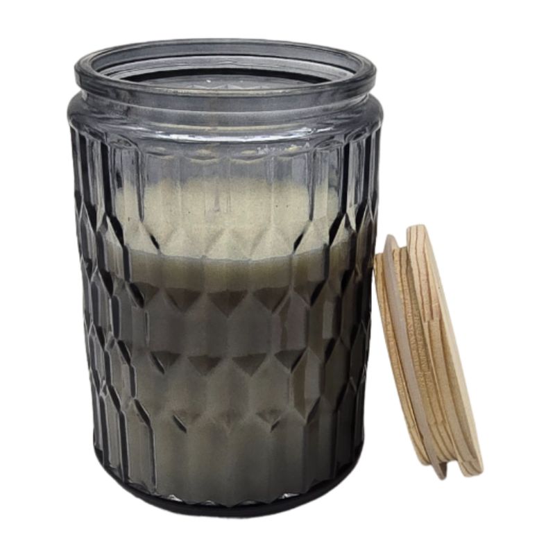 GENERICO - Vela Aromatica Elegante Fragancia Duradera Vaso Diseño Color - Negro