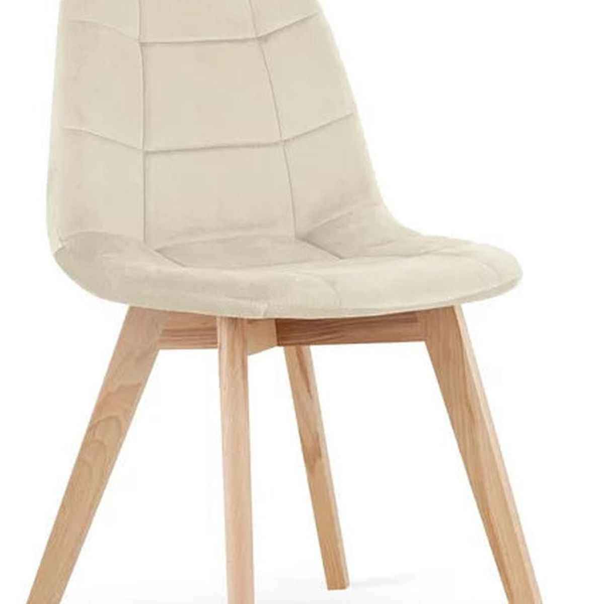 PANDALINO - Pack 4 Sillas Vorak Beige - Diseño Elegante y Cómodo para tu Hogar