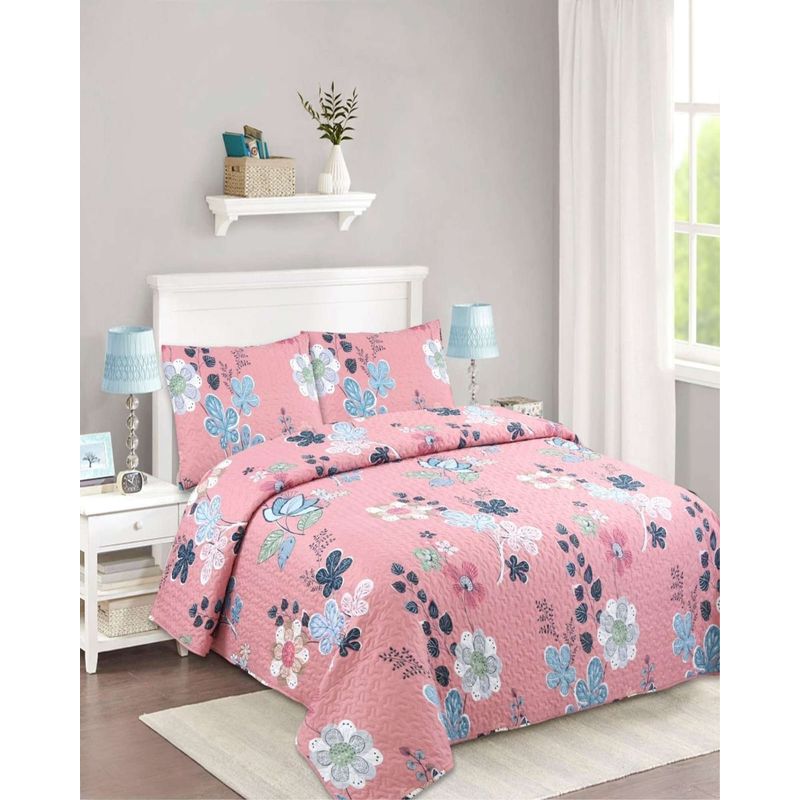 GENERICO - CUBRECAMA QUILT 2 PLAZAS DE VERANO