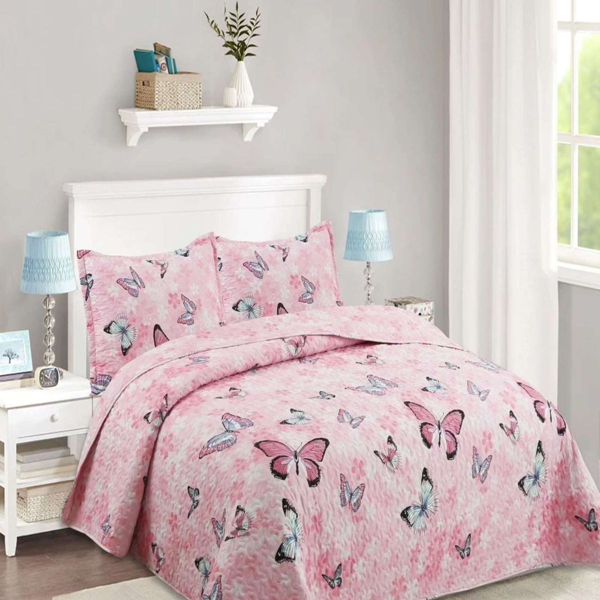 GENERICO - CUBRECAMA QUILT 2 PLAZAS DE VERANO