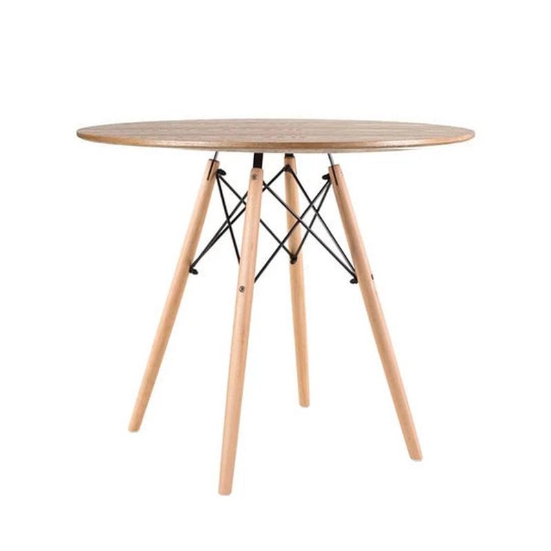 PANDALINO - Mesa Redonda Shanna 80cm: Estilo Contemporáneo para tu Comedor