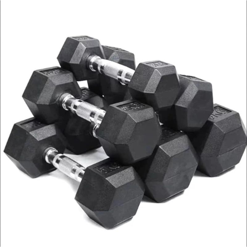 GENERICO - Mancuerna Hexagonal Crossfit Funcional 20 Kg - UNIDAD