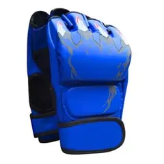 GENERICO - Guante Guantilla Mma Ufc Muay Thai - Hombre Mujer - Azul