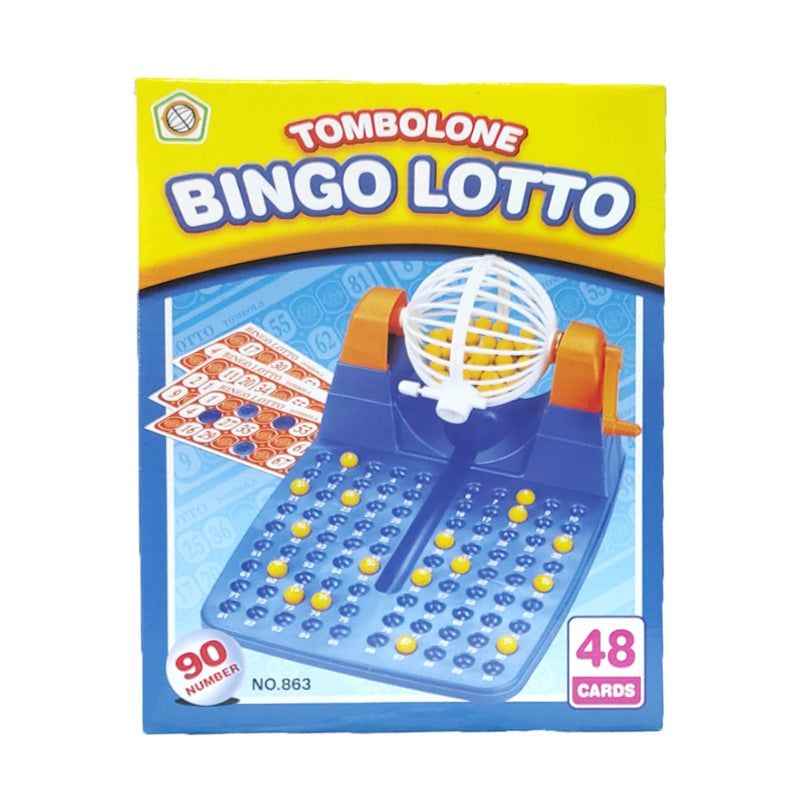 GENERICO - Set Bingo +Tombola plastico +Cartones +Bolas +Fichas -187