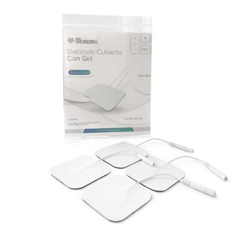 GENERICO - Electrodo Gel 50x90 mm- Pack 4 Unidades Blunding
