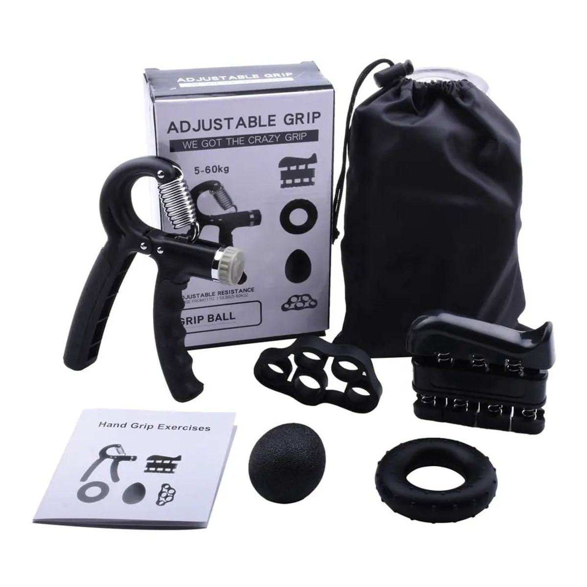 GENERICO - Kit Ejercitador fortalecedor dedos Rehabilitacion Artritis