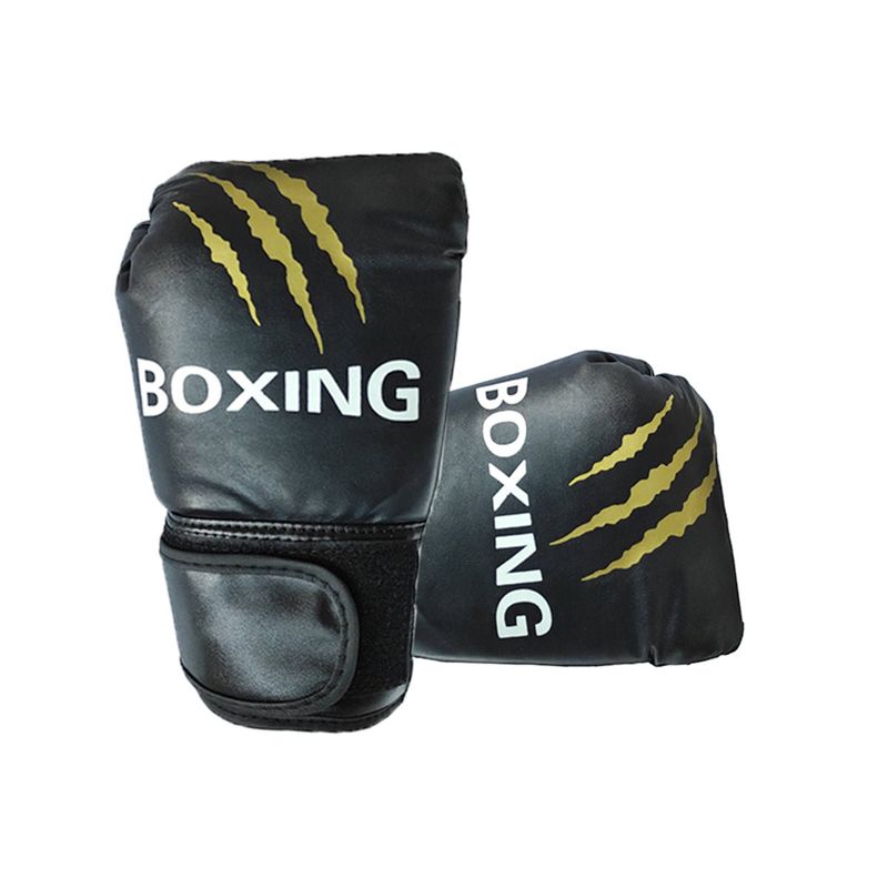GENERICO - Guante Boxeo Iniciación Hombre-Mujer - Onza única - Negro