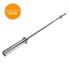 GENERICO - Barra olimpica 220 cm 20kg carga 700lb