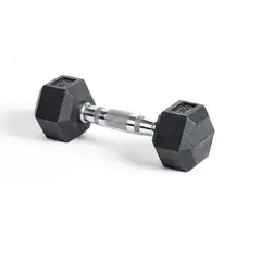 GENERICO - Mancuerna Hexagonal Caucho Goma Funcional 2.5 Kg - UNIDAD