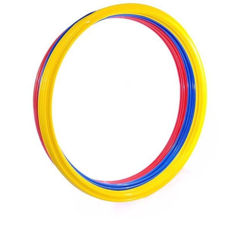 GENERICO - Set 12 Aros planos agilidad 48 Cm - Entrenamiento