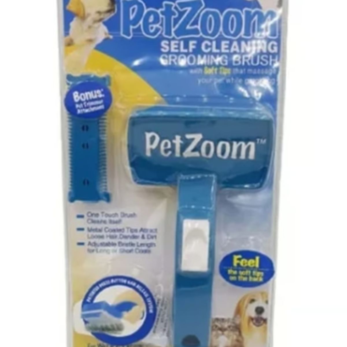 GENERICO - Cardina Para Perros Con Boton De Expulsion De Pelo