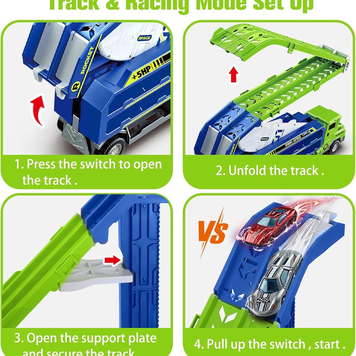 GENERICO - Juguete Camión Transportador para Autos