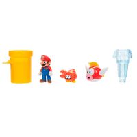 Playset figuras colección Super Mario 6 cm