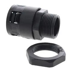 GENERICO - Conector Recto de Tornillo Rápido Libre de Halogenos 21mm