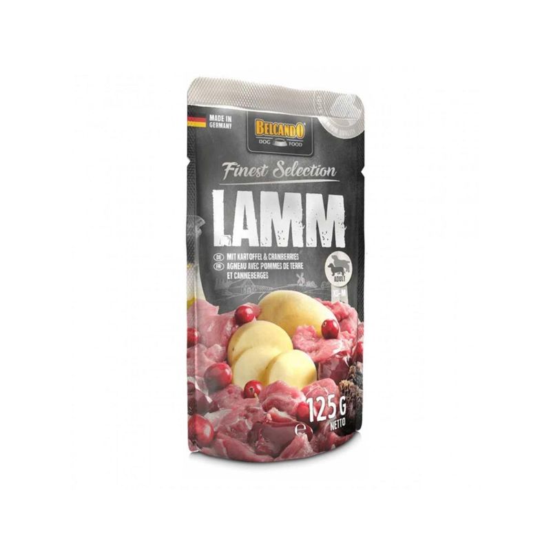 BELCANDO - Alimento Belcando de Cordero Para Perros - Pouch 125gr