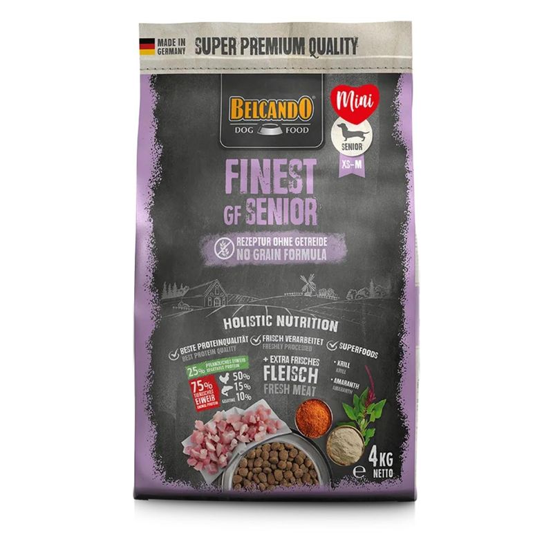 BELCANDO - Alimento Belcando Finest Grain Free Senior 4kg