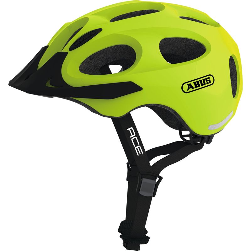 ABUS - Casco Bicicleta Youn-I Ace Amarillo Talla M 52-57cm