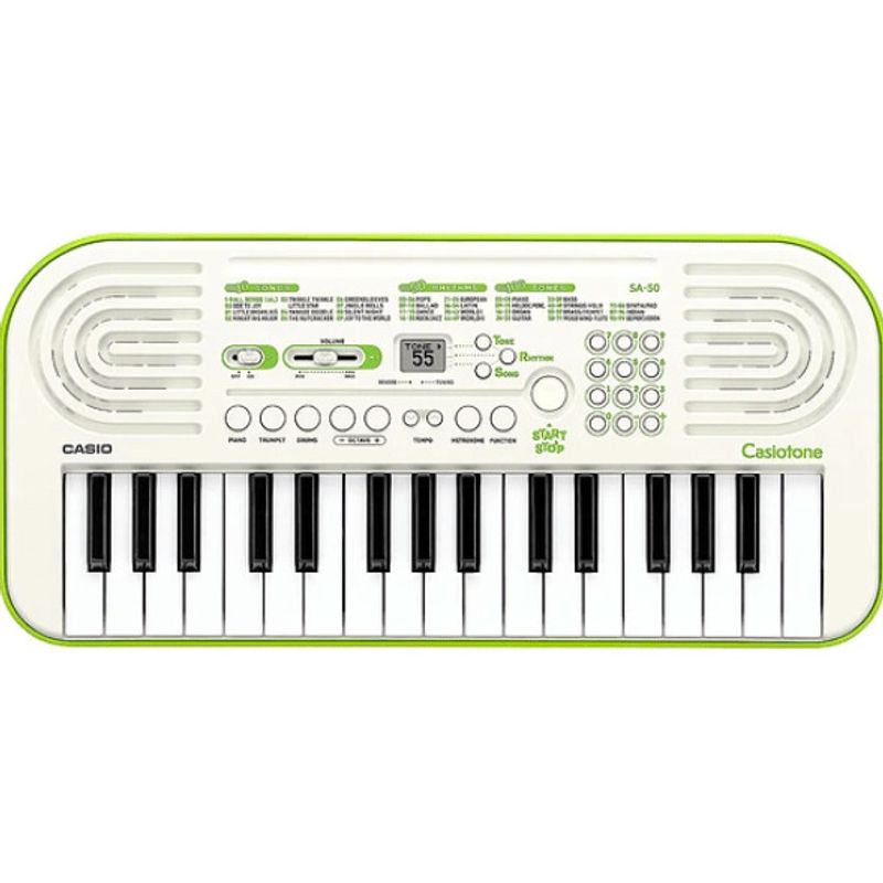 CASIO - Teclado Mini 32 Tecla 100 Sonido 50 Ritmo Sensibilida Sa-50