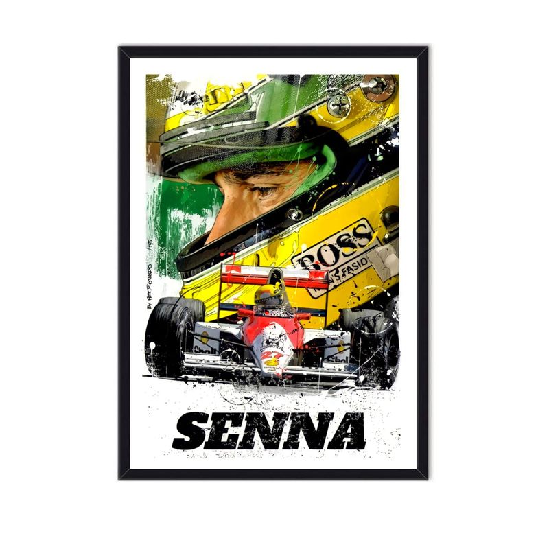 GENERICO - Cuadro Decorativo Ayrton Senna