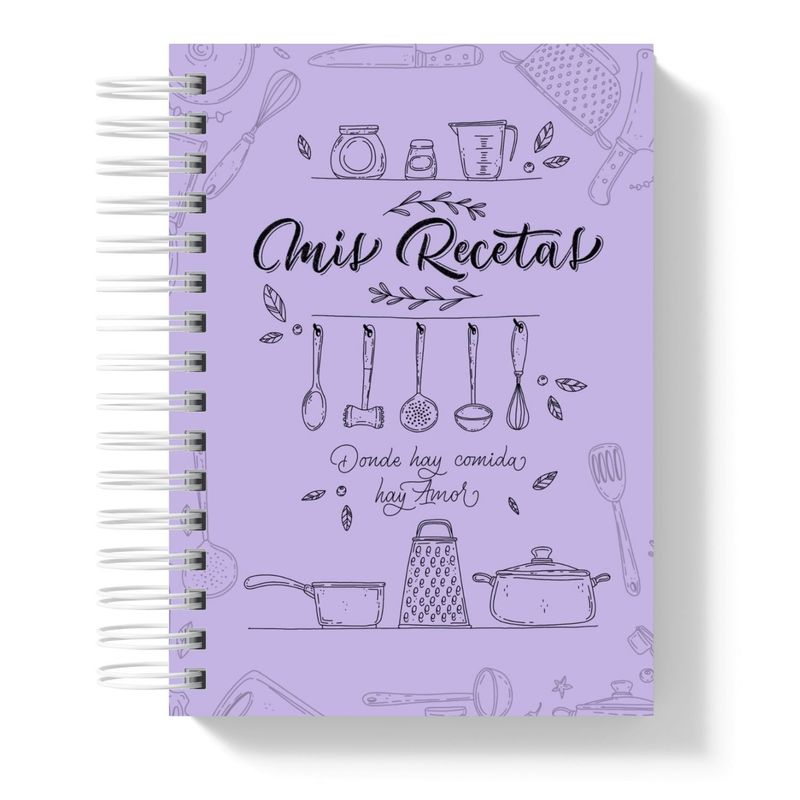 TIENDITA MUJERES - Recetario Color Moradito