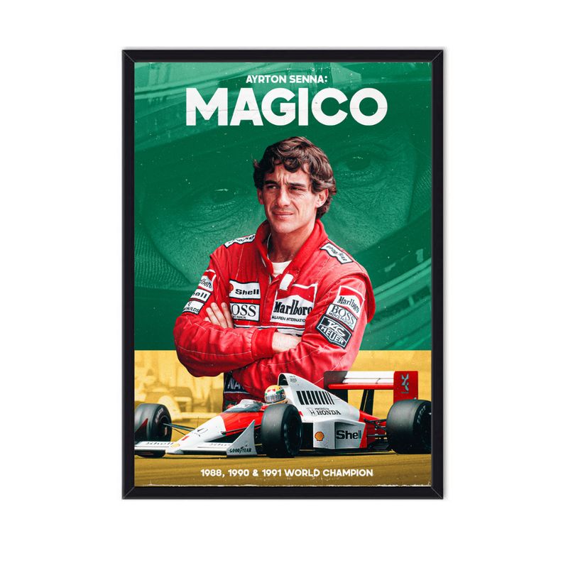 GENERICO - Cuadro decorativo Ayrton Senna Magico