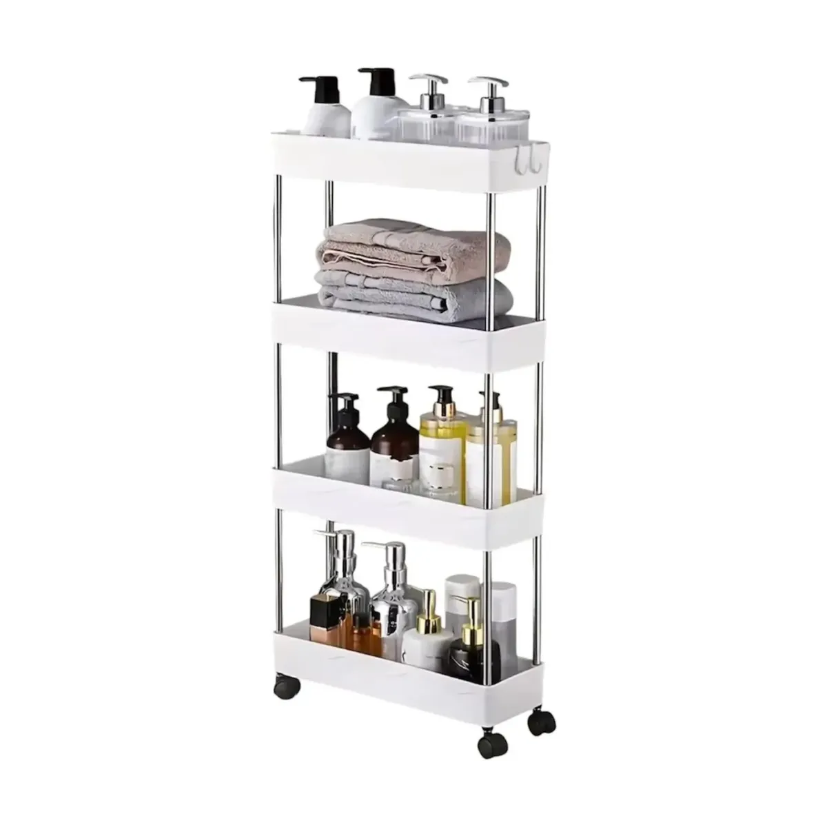 GENERICO - Carrito Organizador para Baño o Cocina con Ruedas