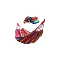 GENERICO - Hamaca 2 Plazas 100% Algodon Camping Hogar