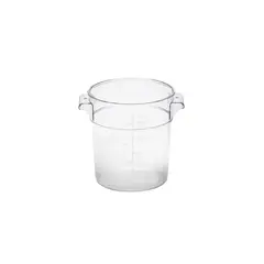 GASTROPLAST - CONTENEDOR POLICARBONATO REDONDO 17 LT CON TAPA TRANSPARENTE