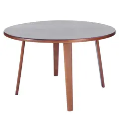 BETA NATIVA - Mesa Ignacia de comedor redonda color miel