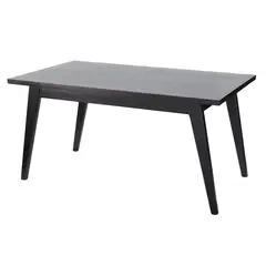 BETA NATIVA - Mesa Ignacia rectangular de comedor estilo sónico color chocolate