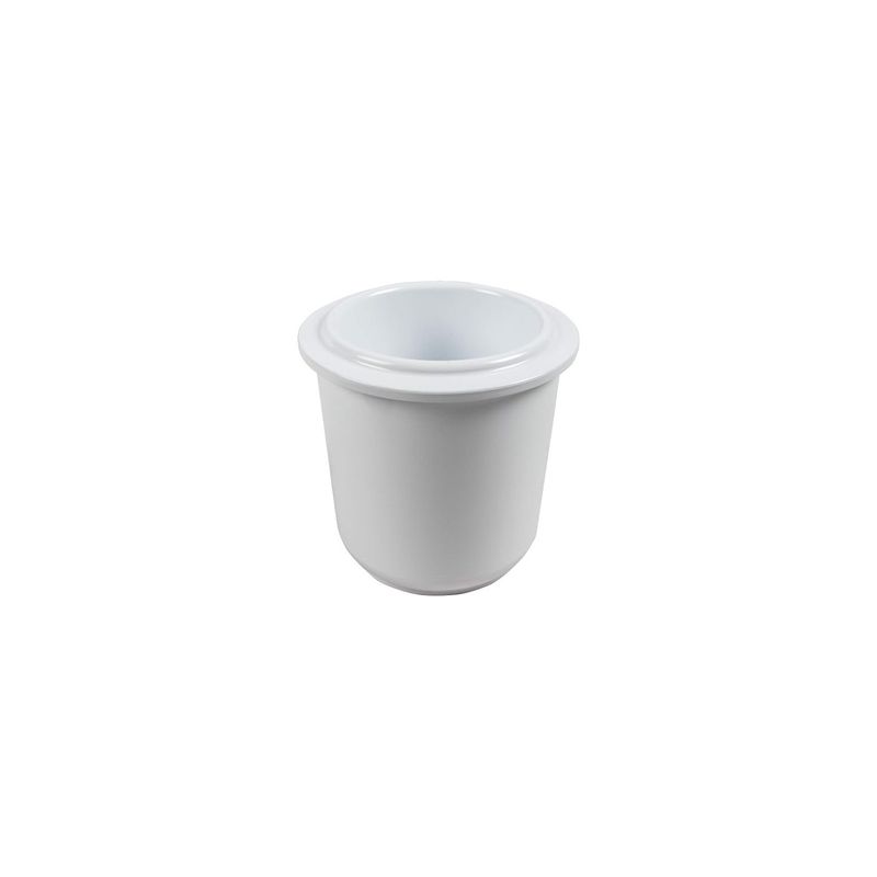 IMAHE - PACK DE VASIJAS BLANCAS 1.9 LITROS CON SET DE 5 TAPAS CON BOMBA VASIJA SAN JAMAR