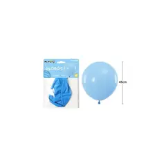 GENERICO - Globos De Látex Celeste Mate 45cm