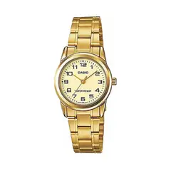 CASIO - Reloj Ltp-V001g-9b Mujer Analogo Metal