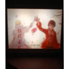 GENERICO - Cuadro Led Luffy Y Naruto 23x18cm