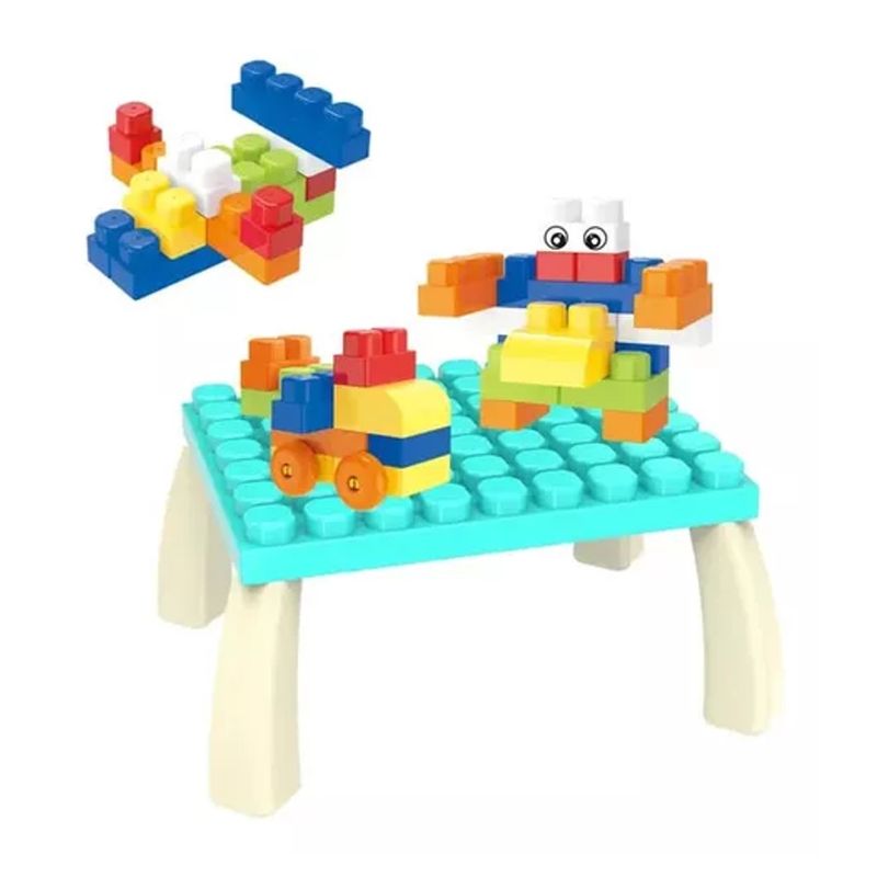 GENERICO - Juego Bloque Y Piezas De Formas Y Colores Para Armar 90pcs