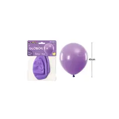 GENERICO - Globos De Látex Morado Mate 45cm