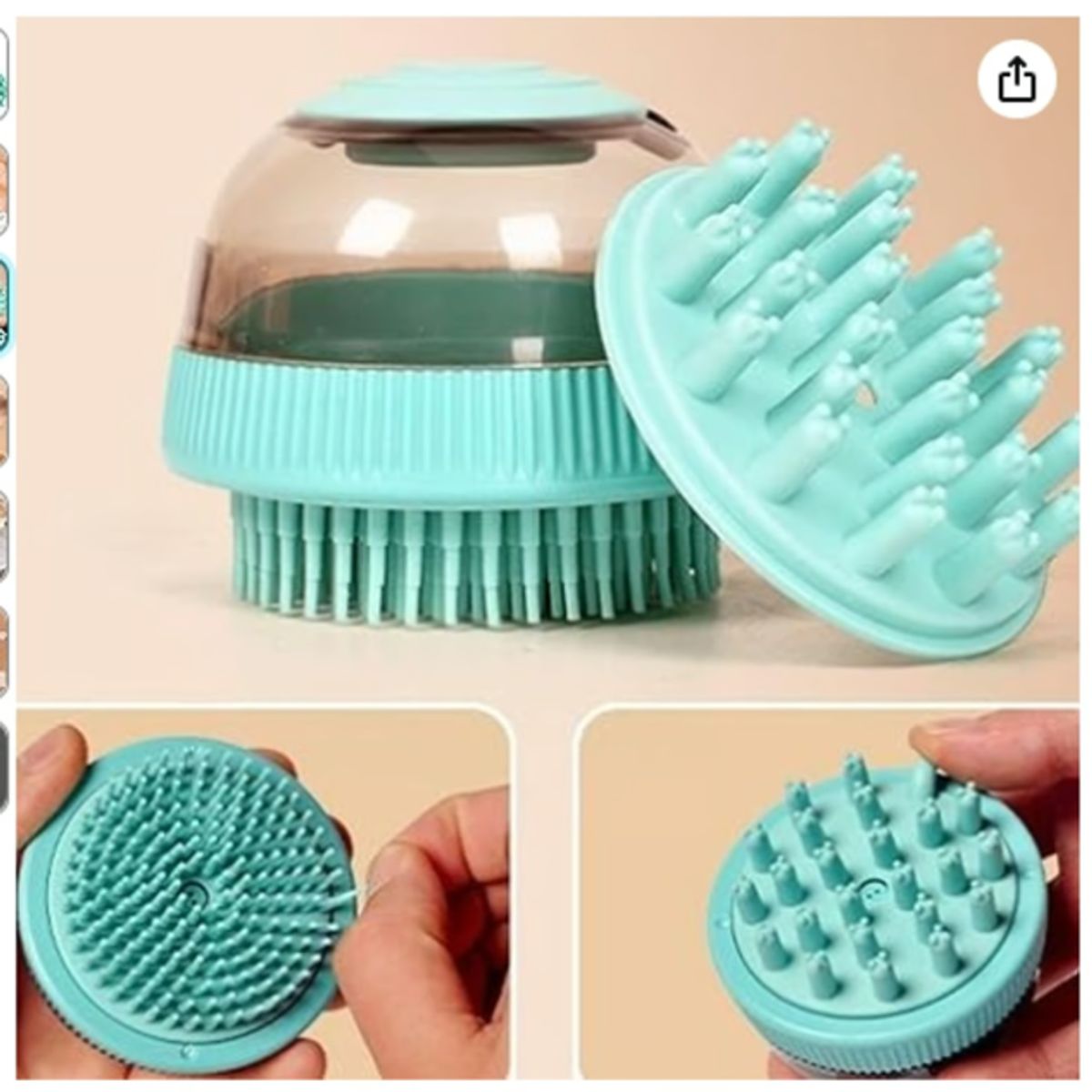 GENERICO - Cepillo De Baño Para Mascotas De Doble Cabezal